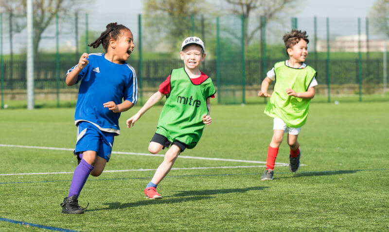 Children running at LMPF Greenwich