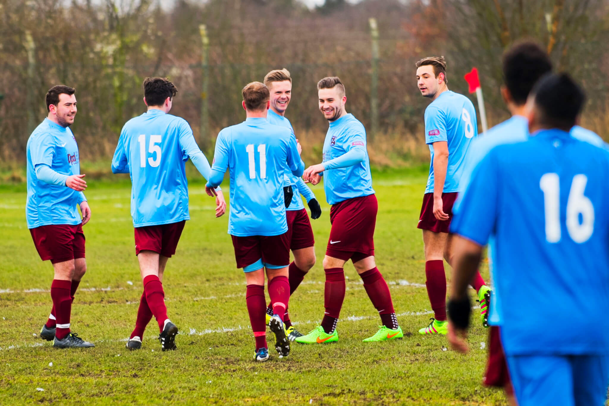 Football game Fairlop Oak Playing Field team